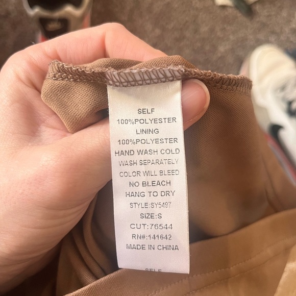 She + Sky Mini Dress with Puff Sleeve and Cut Outs - Picture 11 of 13